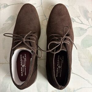 Mark Nason Los Angeles Men's Mulligan Boot Shoes Suede Chocolate Brown Size 7